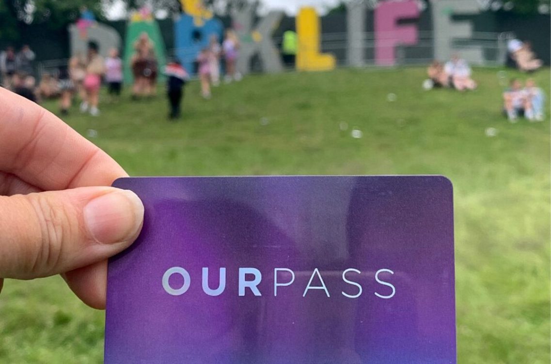 Our Pass Card at a Festival
