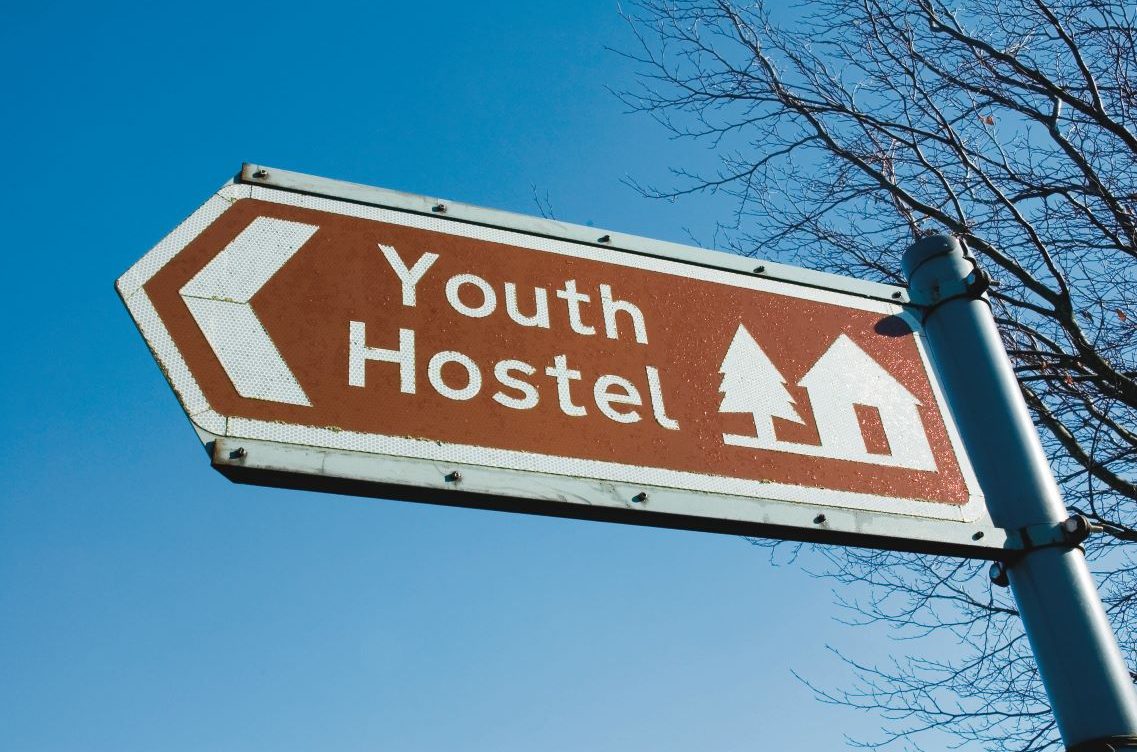 Youth Hostel Sign