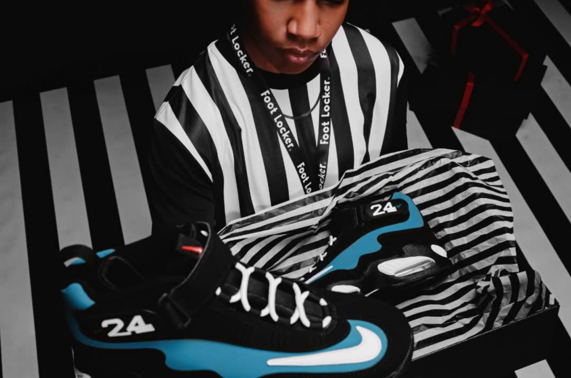 Promotional Foot Locker image featuring trainers